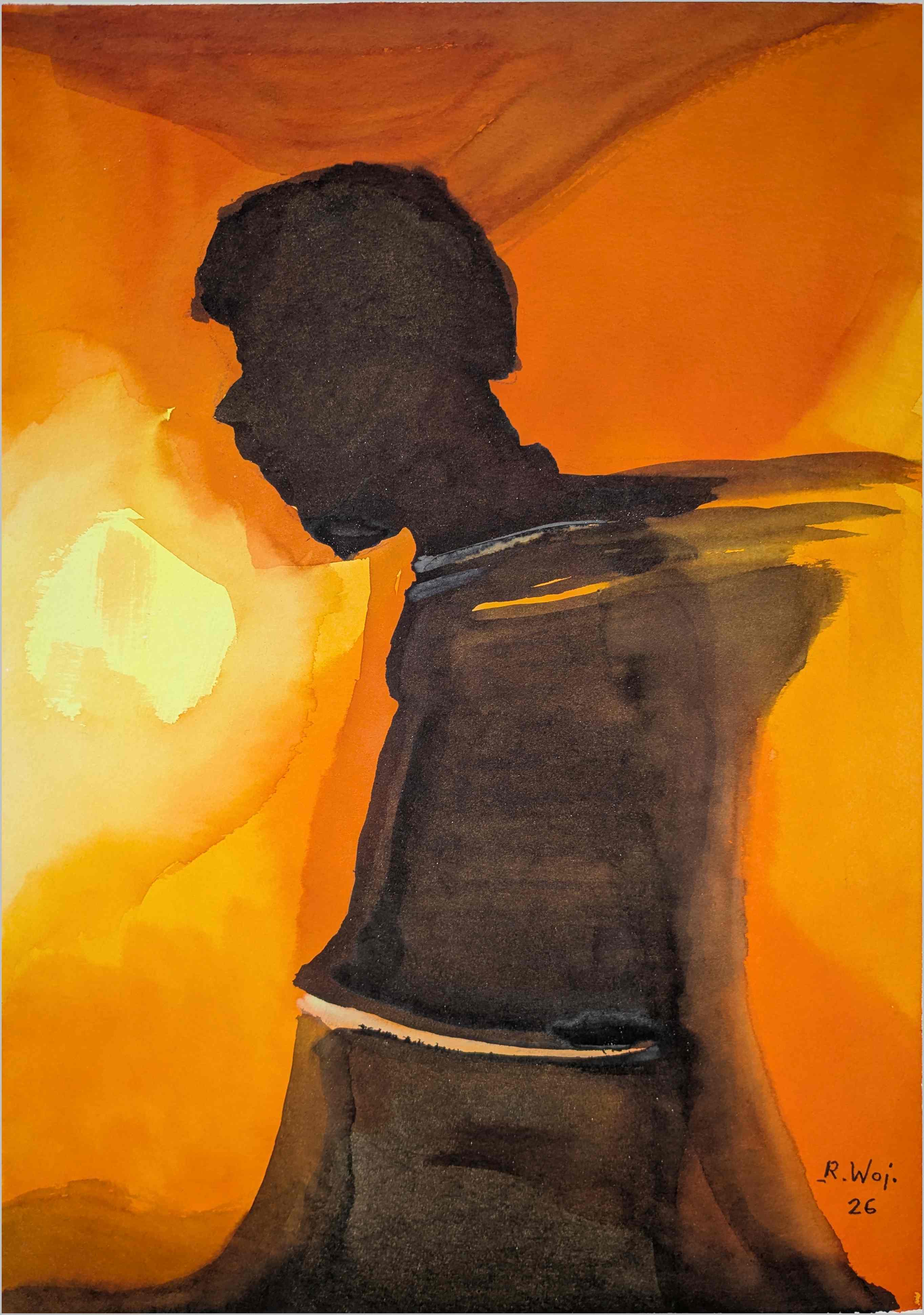   Figur im Schatten